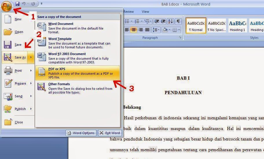 3 Trik Jitu Cara Mengubah Word ke PDF di Microsoft 2007 yang Jarang Diketahui 3 Trik Jitu Cara Mengubah Word ke PDF di Microsoft 2007 yang Jarang Diketahui