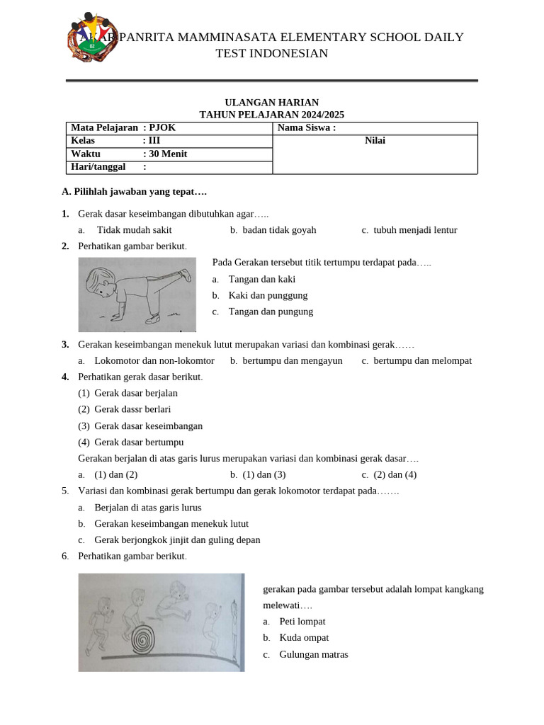 10 Contoh Soal Ulangan Harian Kelas 3 Tema 1 Subtema 2 yang Wajib Dikuasai Siswa Sebelum Ujian