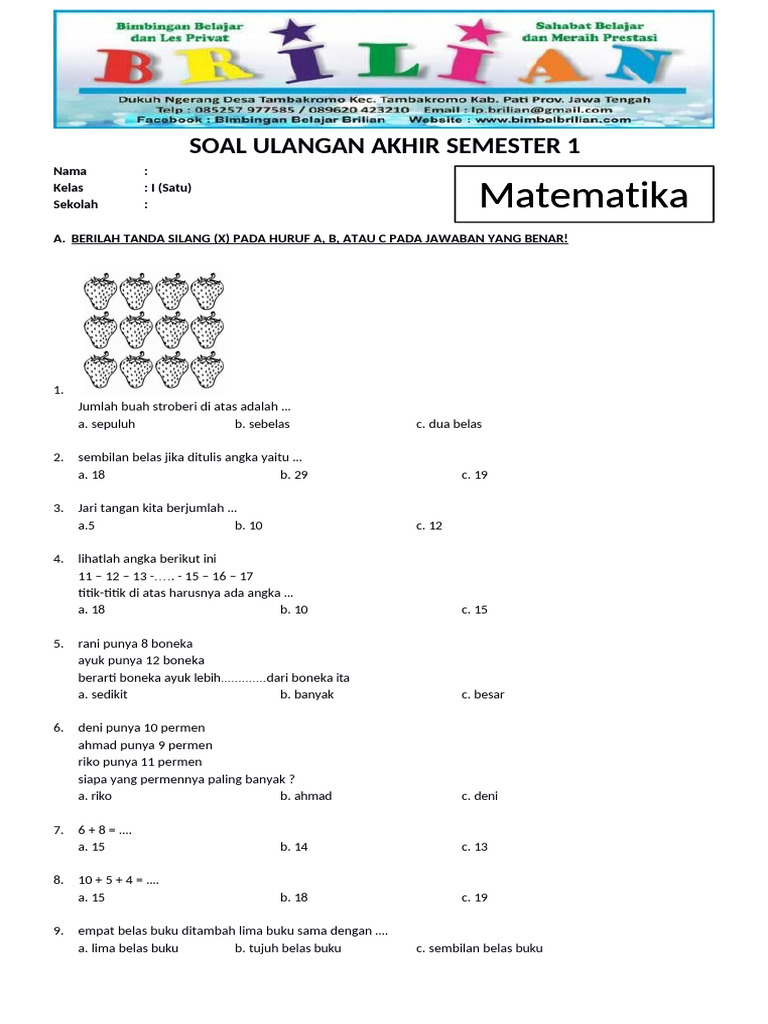 5 Tips contoh soal ujian semester 2 sd kelas 3 peajaran sbk yang Bikin Anak Pintar