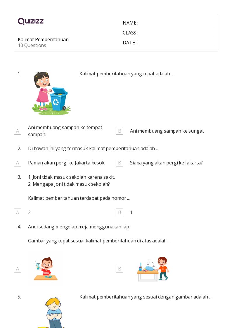 7 Contoh Soal Kalimat Perintah untuk Anak SD Kelas 1 yang Ternyata Bikin Belajar Makin Seru di Tahun 2026