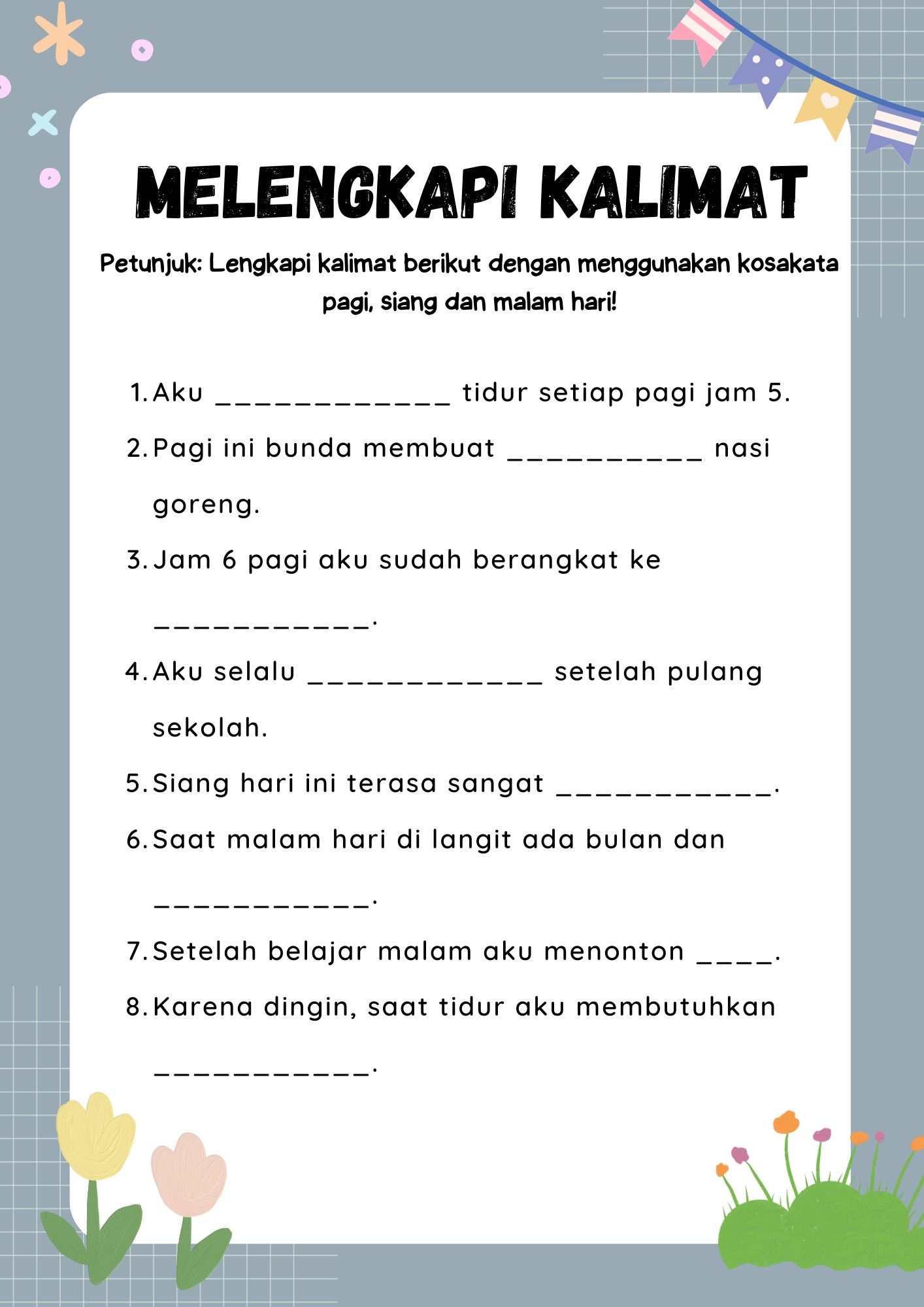 7 Contoh Soal Kalimat Pujian Kelas 1 SD yang Ternyata Bikin Anak Makin Percaya Diri