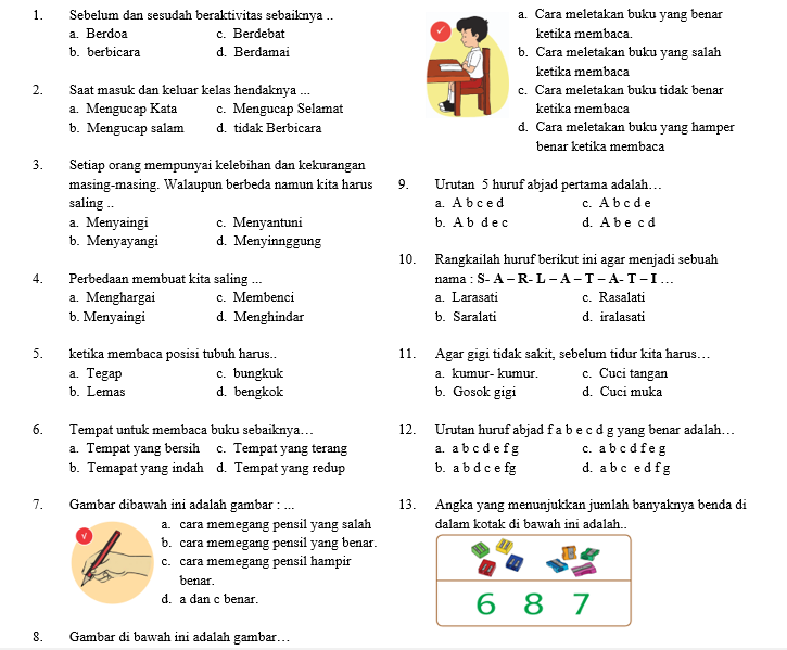 7 Rahasia Contoh Soal Ujian Semester Tema 2 Kelas 1 yang Wajib Tahu Sebelum Ujian Dimulai 7 Rahasia Contoh Soal Ujian Semester Tema 2 Kelas 1 yang Wajib Tahu Sebelum Ujian Dimulai