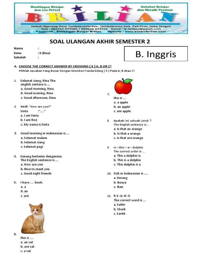 Terbukti 5 Rahasia Contoh Soal Ujian Semester Ganjil Kelas 2 Kurikulum 2013 Nilai Tinggi