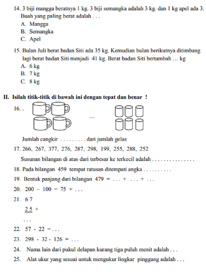 Rahasia Skor Sempurna dengan Kumpulan Soal Soal Ulangan SD Kelas 4 Semester 1 KTSP Terbaru Rahasia Skor Sempurna dengan Kumpulan Soal Soal Ulangan SD Kelas 4 Semester 1 KTSP Terbaru